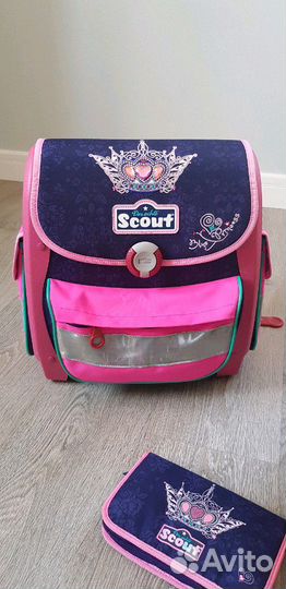 Ранец scout + пенал с наполнением