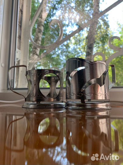 Подстаканники нерж 2шт