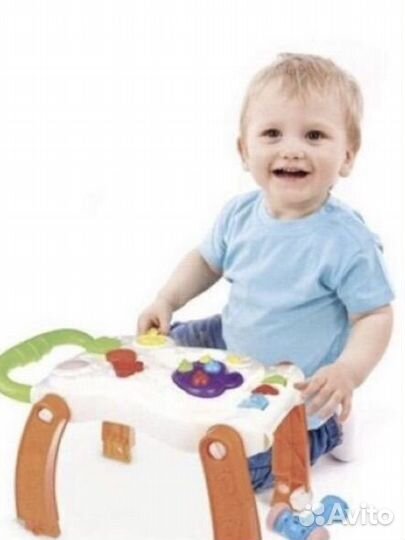 Развивающий стол ходунки каталка