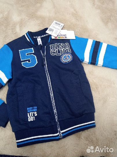 Бомбер новый 116 размер толстовка