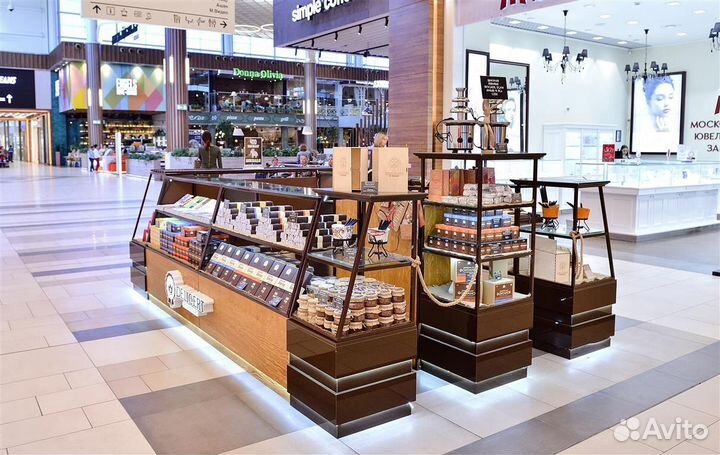 Торговый островок в ТЦ, изготовление островков