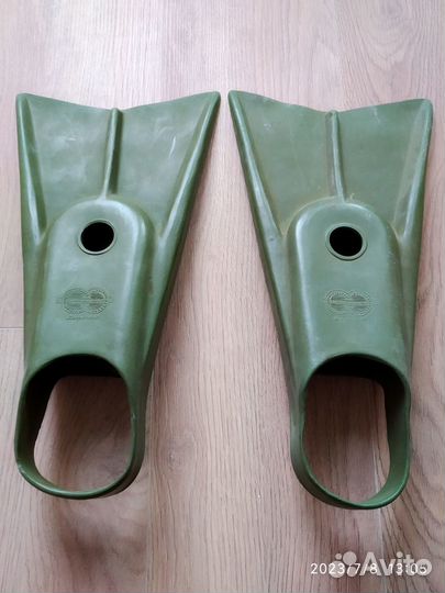 Ласты для плавания, СССР 1960-70-е гг., ретростиль