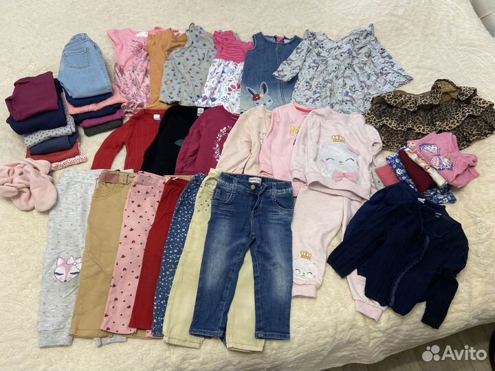 Вещи для девочки 86 92 пакетом
