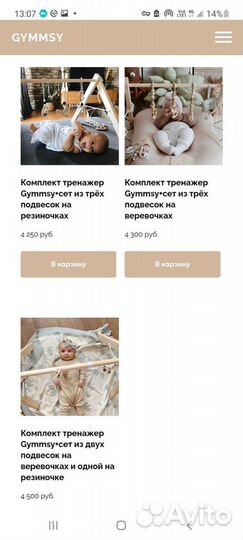 Тренажер с подвесами gymmsy