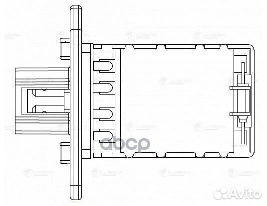 Резистор э/вент. отоп. для а/м SsangYong Kyron
