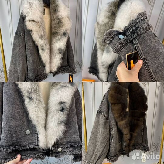 Джинсовки со съемным утеплителем и мехом