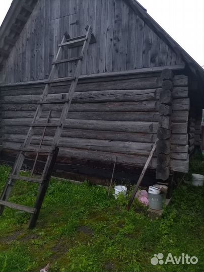 Сруб дома из бревна бу