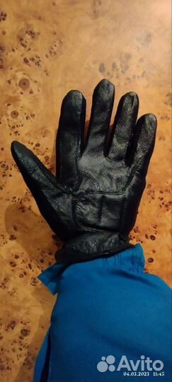 Перчатки защитные для мото. кожа/текстиль