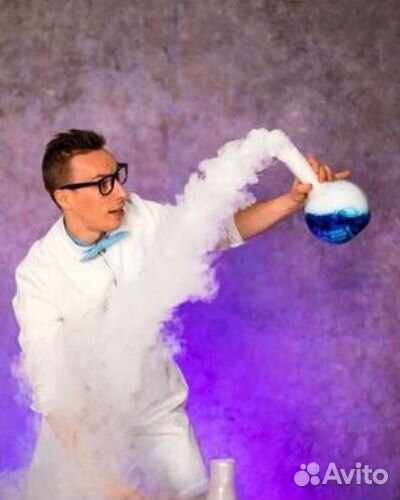 Крио мороженое, научное шоу