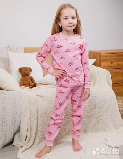 Пижама для девочки мальчика 122 128 новая хлопок
