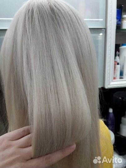 Окрашивание волос, блонд, стрижки