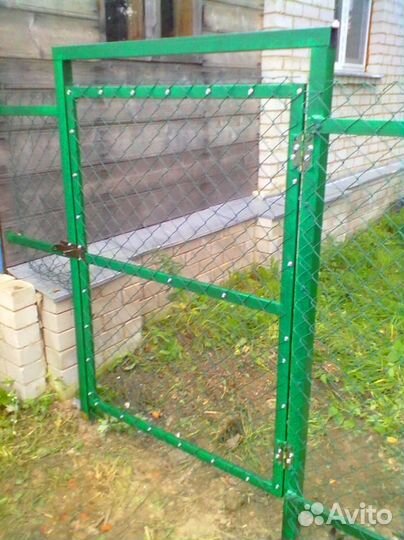 Забор рабица Ворота