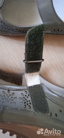 Туфли женские кожаные р.37-38