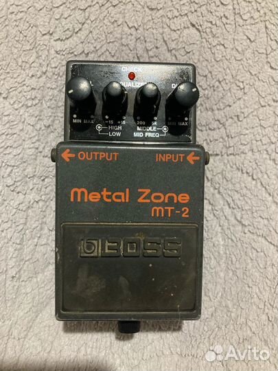 Гитарная педаль boss MT-2 Metal Zone
