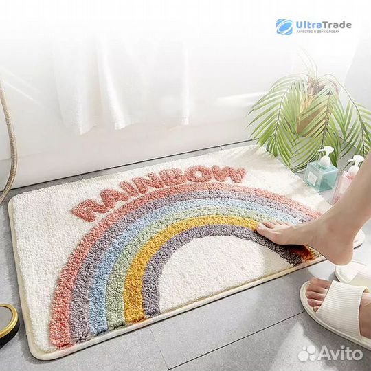 Нескользящий коврик Dajiang Lemon Gray 50х80cm