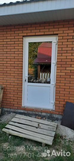 Дверь пластиковая готовая и под заказ