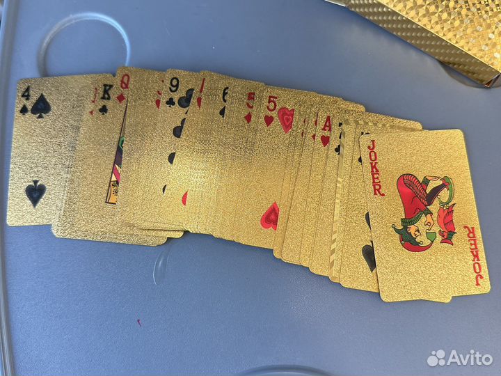 Игральные карты gold