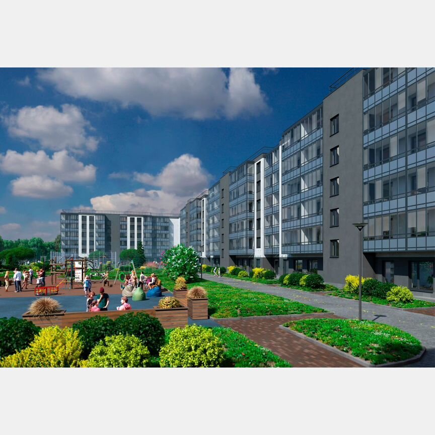 1-к. квартира, 39,9 м², 6/6 эт.