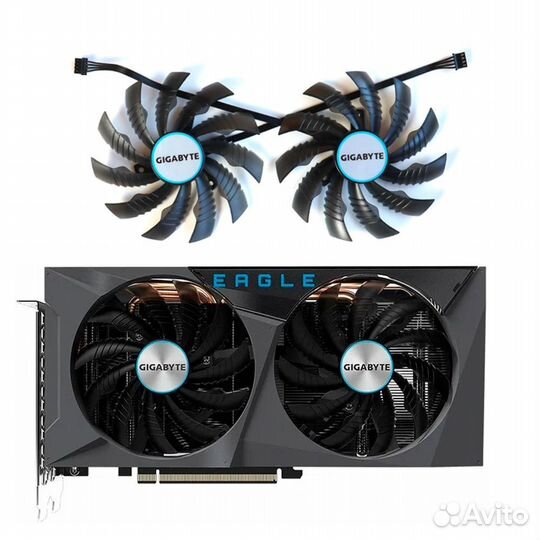 Вентиляторы для Gigabyte 95 мм 3060 3060Ti Eagle