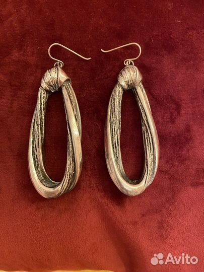 Серебро серьги кольца
