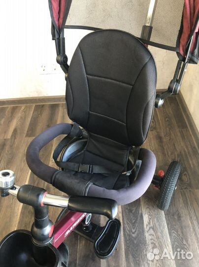 Трехколесный велосипед -коляска с ручкой