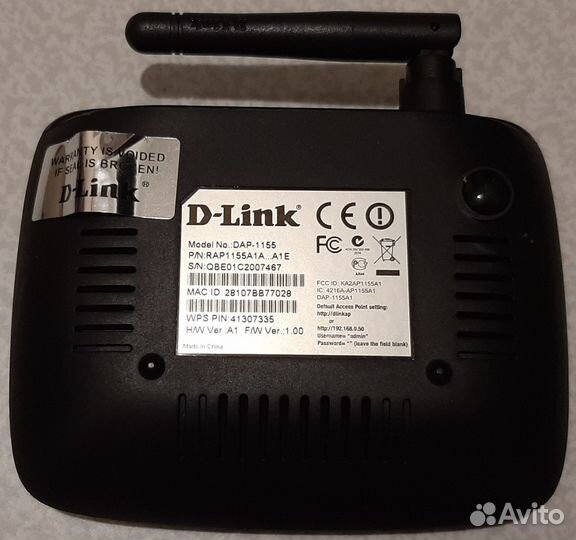 Беспроводная точка доступа/мост DAP-1155/A1
