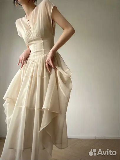 Шифоновое легкое платье