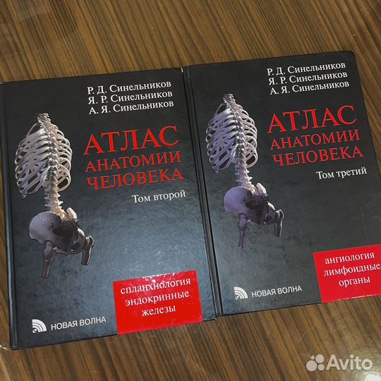 Атлас анатомии Синельников 2 и 3 тома