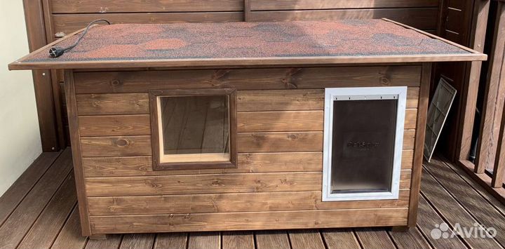 Будка для собаки утепленная с подогревом