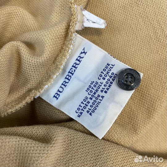 Burberry поло с длинным рукавом