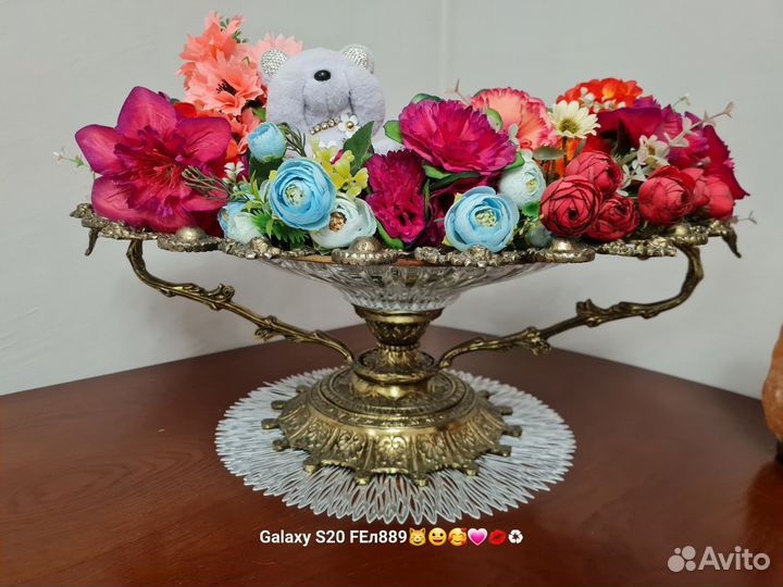 Фруктовница бронза