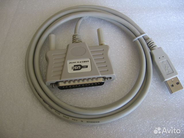 Кабель - переходник USB - RS232/serial COM port