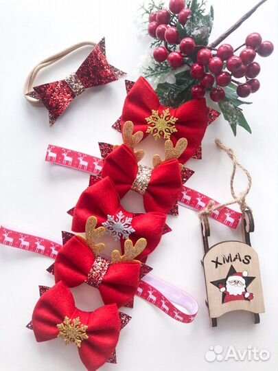 Повязки, заколки, бантики, ободки