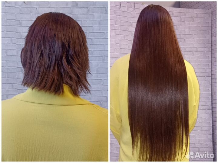 Наращивание биопротеиновых волос