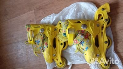 Раздвижные коньки роликовые 31-33