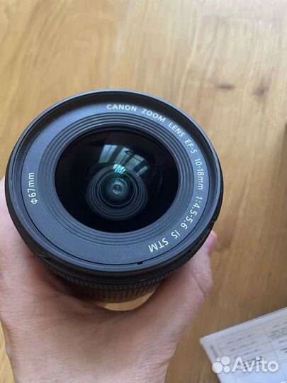 Объектив canon 10-18