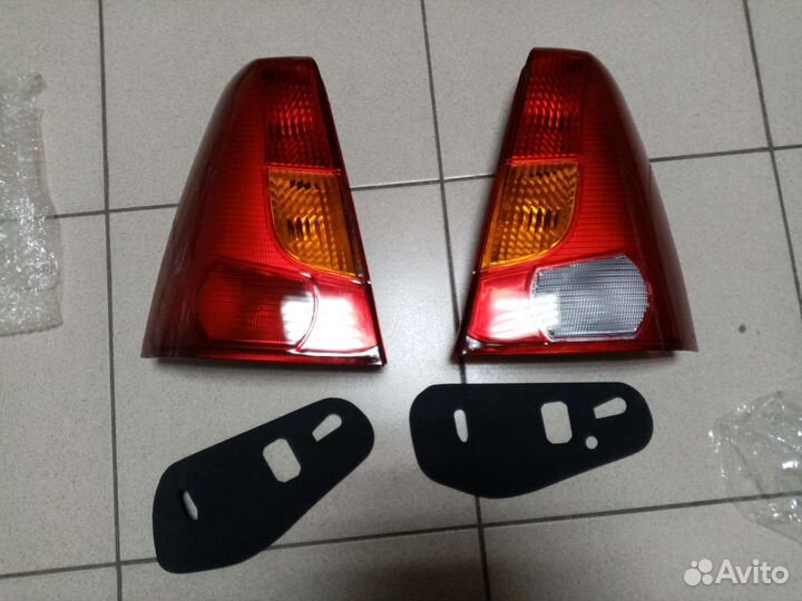 Фонарь задний корпус renault logan 1 04-10г левый