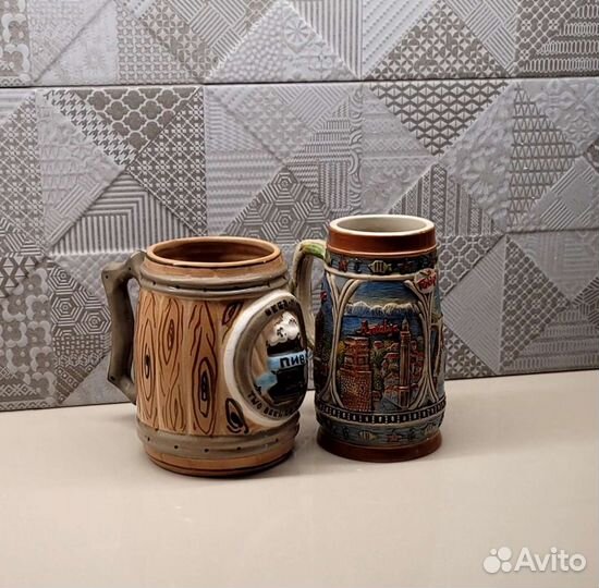 Кружки пивные керамика