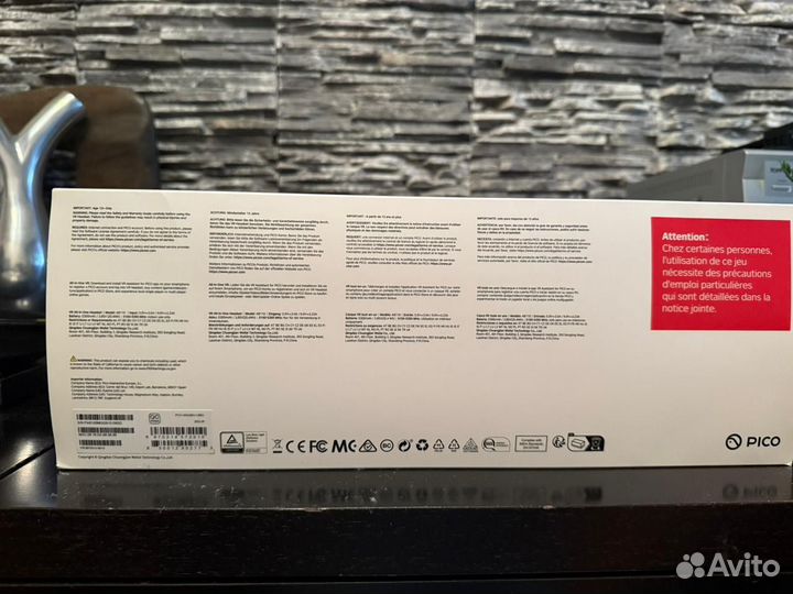 Очки виртуальной реальности pico 4