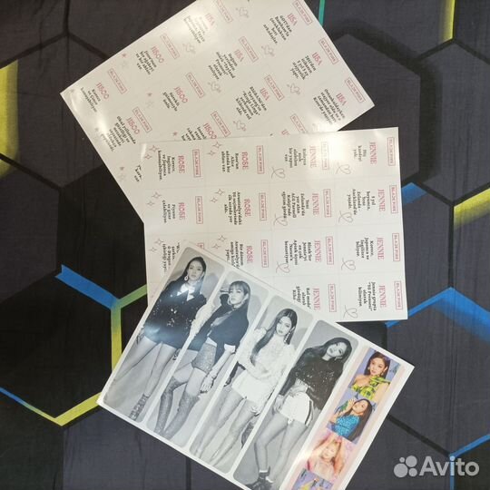 Blackpink плакаты, карточки, журнал