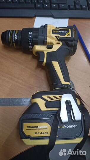 Аккумуляторный шуруповерт Hanskonner HCD18165BLI
