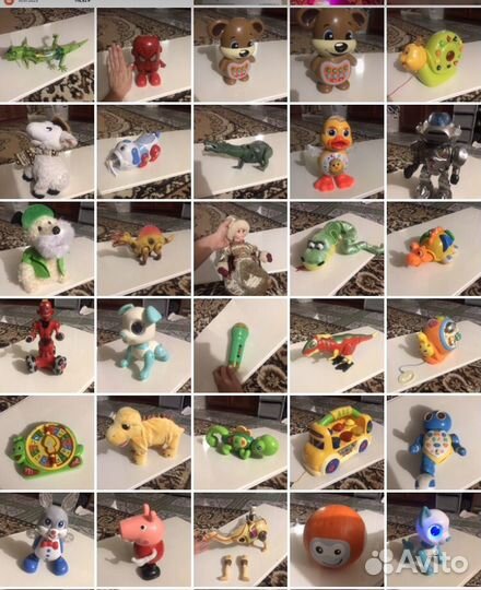Игрушки много разных