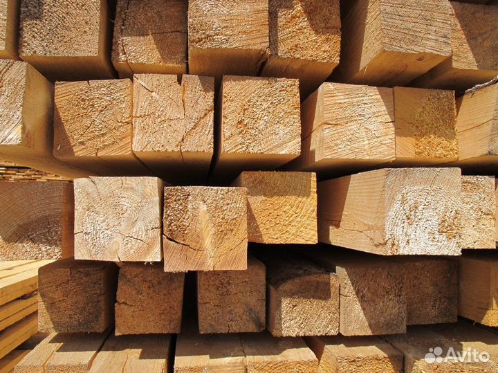 Брус естественной влажности с доставкой