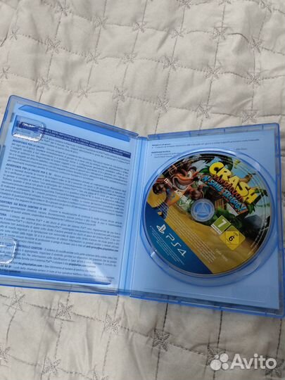 Диски на PS 4,5 Crash bandicoot, Sponge bob