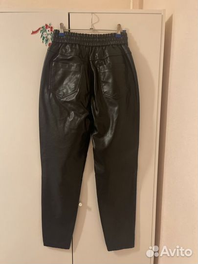 Брюки кожзам