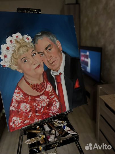 Картина маслом портрет на заказ