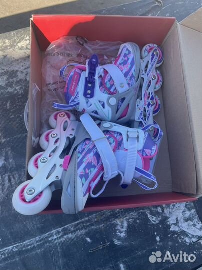 Коньки детские раздвижные