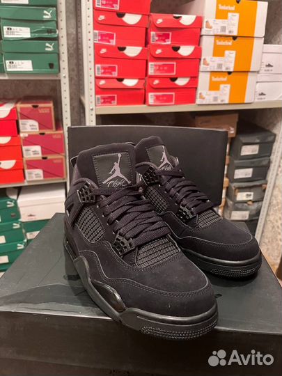 Nike Air Jordan 4 retro black оригинал