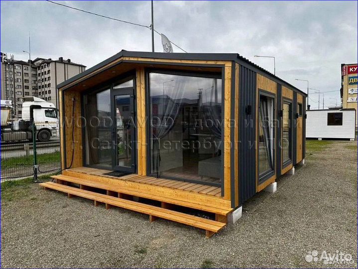 Дом модульный 7х4,8 Барнхаус DM-2376