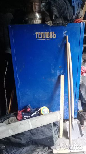 Печь дровяная отопительная бу